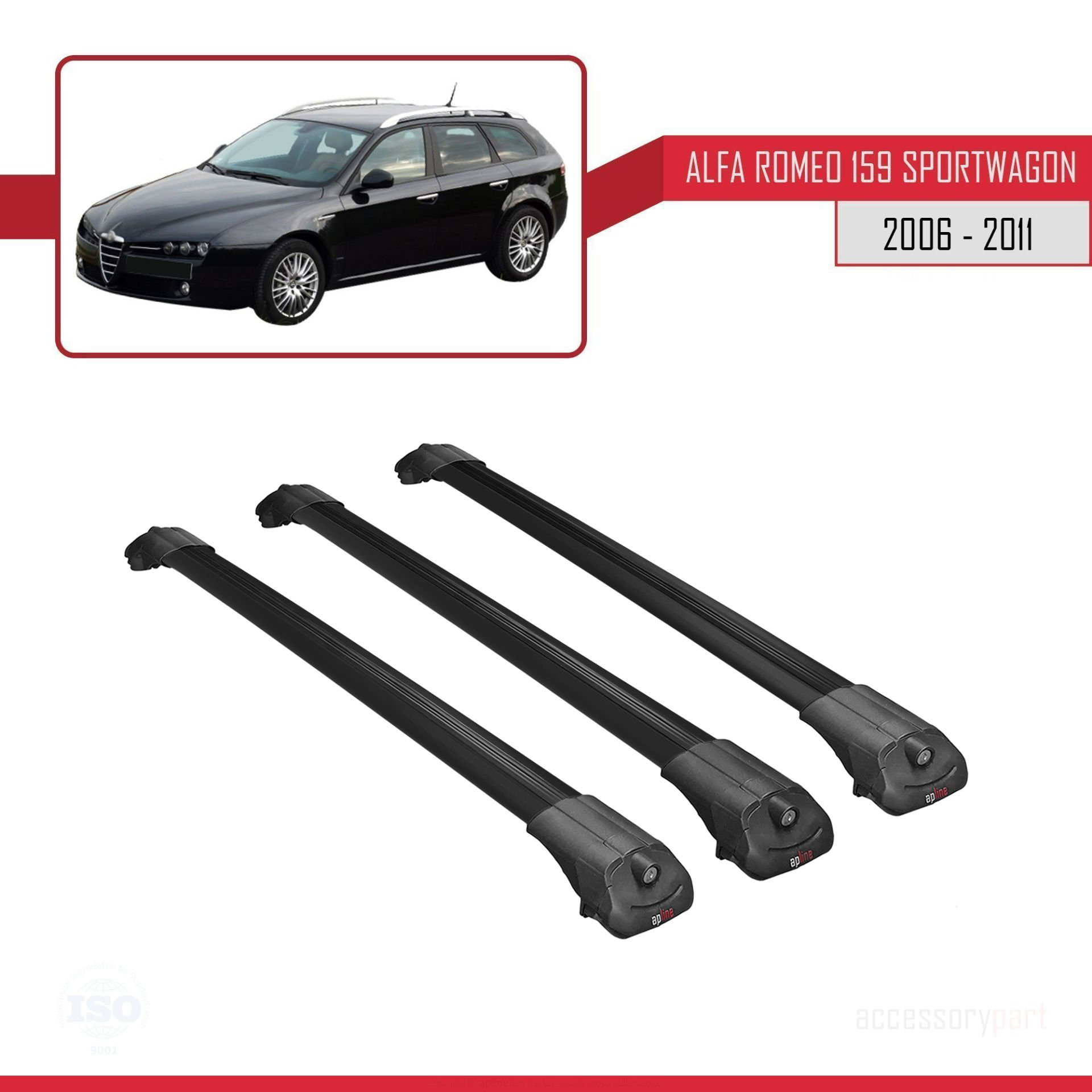 Alfa Romeo 159 SPORTWAGON 2006-2011 Arası ile uyumlu ACE-1 Ara At