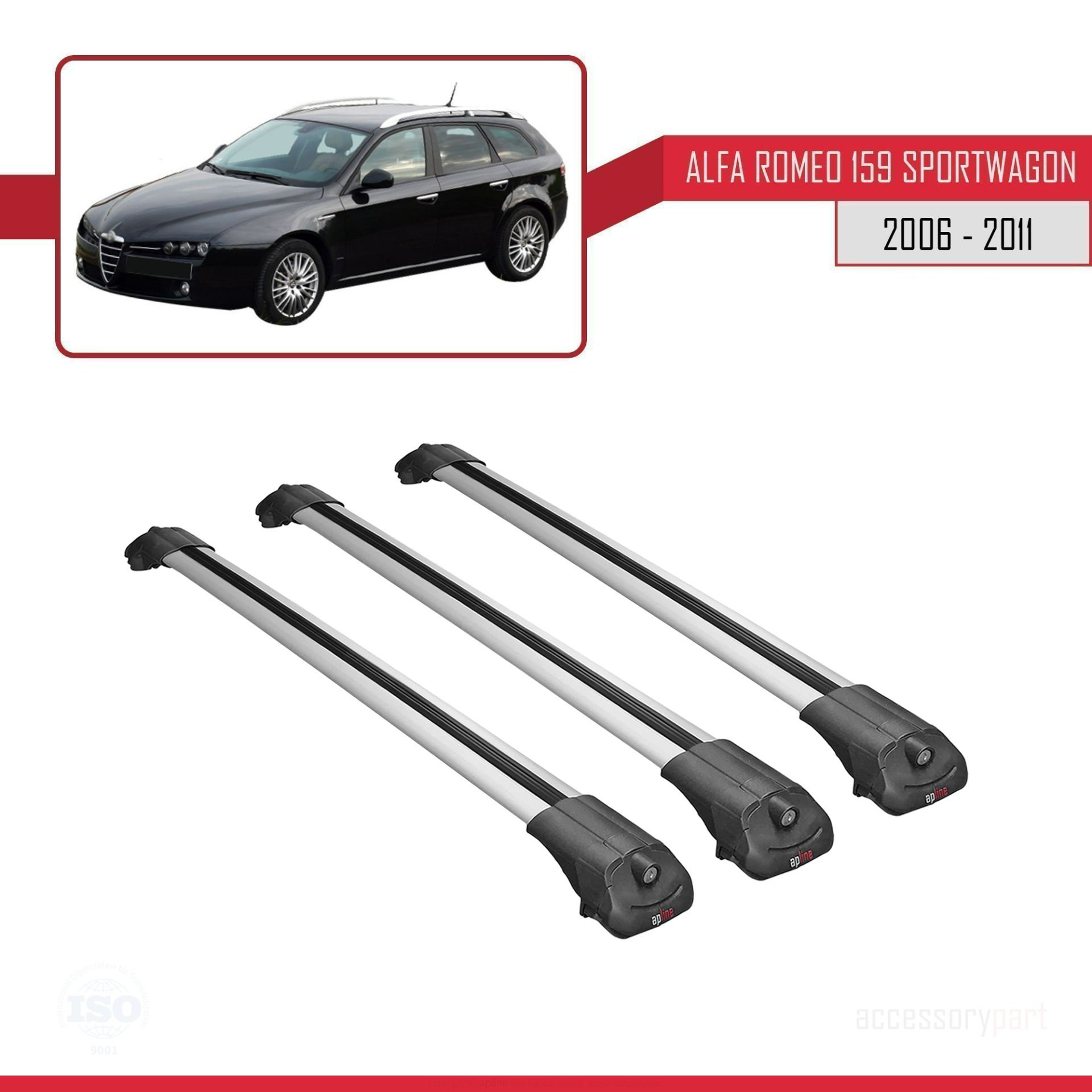 Alfa Romeo 159 SPORTWAGON 2006-2011 Arası ile uyumlu ACE-1 Ara At