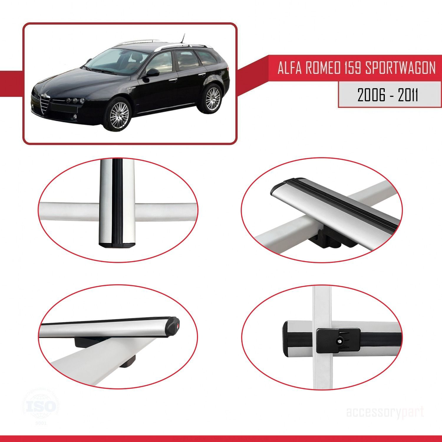 Alfa Romeo 159 SPORTWAGON 2006-2011 Arası ile uyumlu Basic Model 