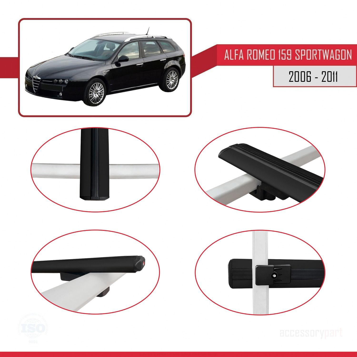 Alfa Romeo 159 SPORTWAGON 2006-2011 Arası ile uyumlu Basic Model 
