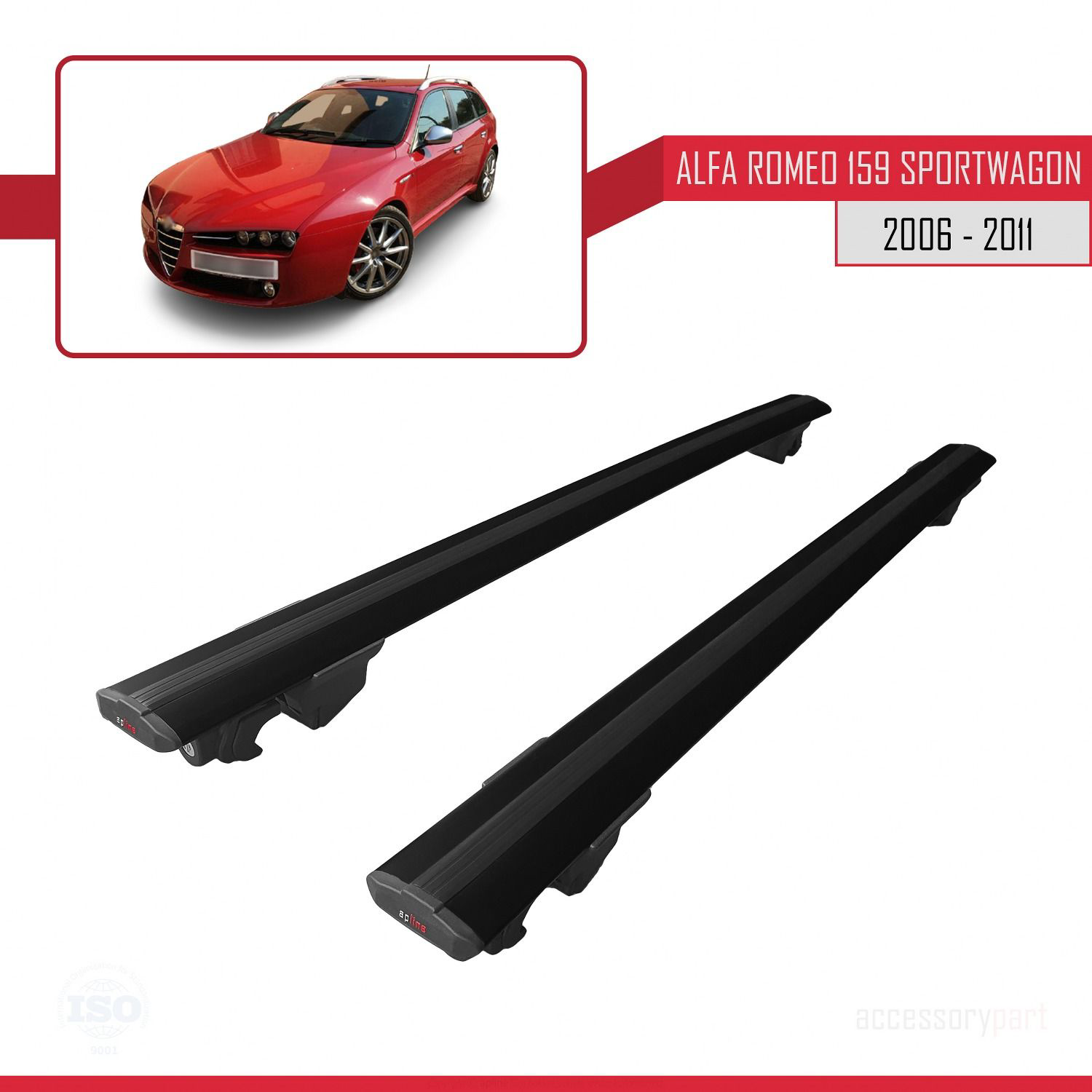 Alfa Romeo 159 SPORTWAGON 2006-2011 Arası ile uyumlu HOOK Model A