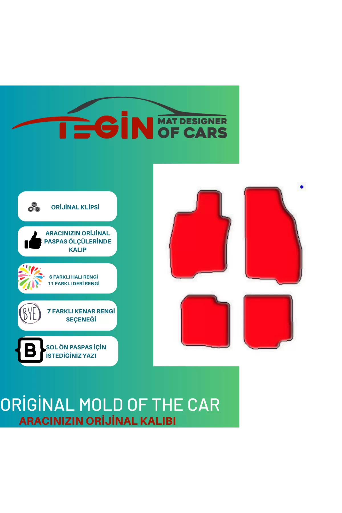 Alfa Romeo Gt 2004 Ve Sonrası Prime Bej Halı Siyah Kenar Halı Pas