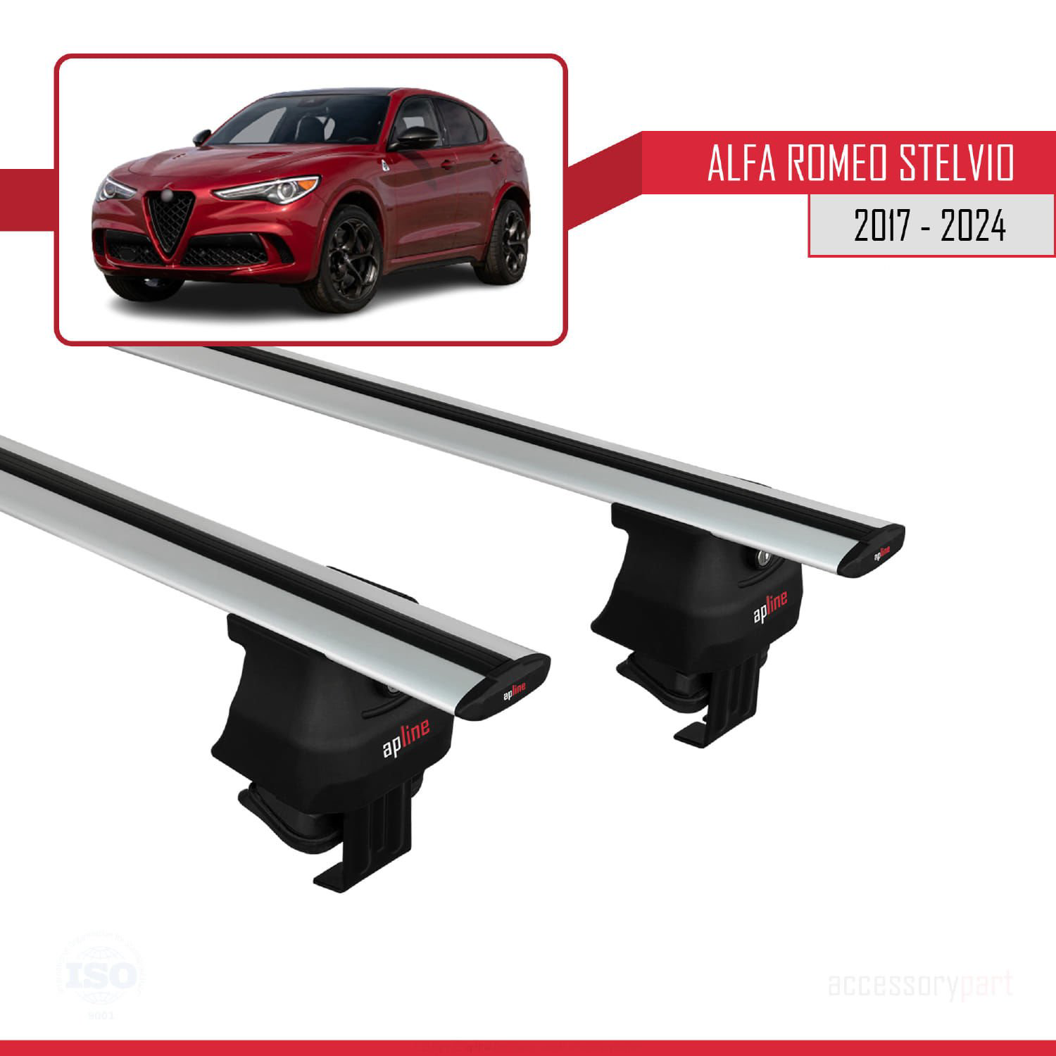 Alfa Romeo Stelvio 2017 ve Sonrası ile uyumlu ACE-4 Ara Atkı Tava