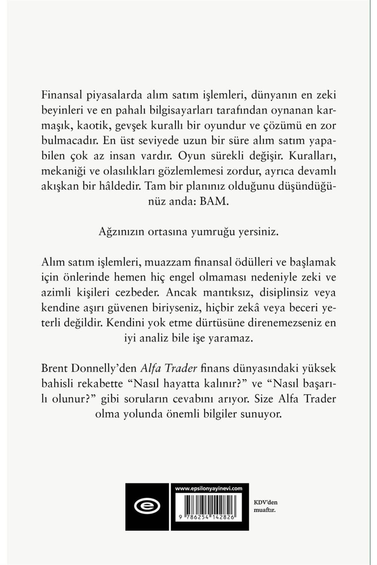 Epsilon Yayınevi Alfa Trader Brent Donnelly