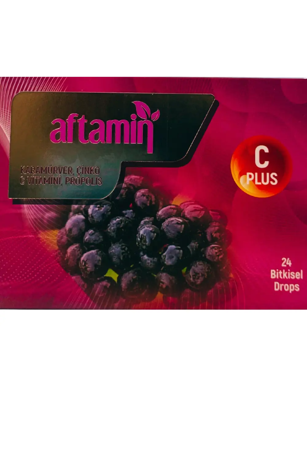 Alftamın 24'lü Bitkisel Drops Pastil | Karamürver Çinko Propolis