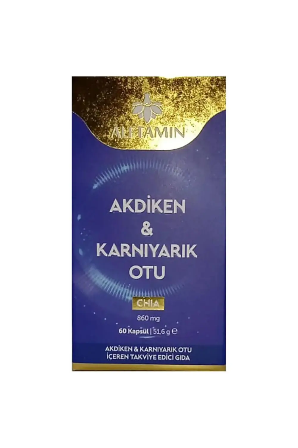 Alftamin Akdiken & Karnıyarık Otu 860 Mg 60 Kapsül
