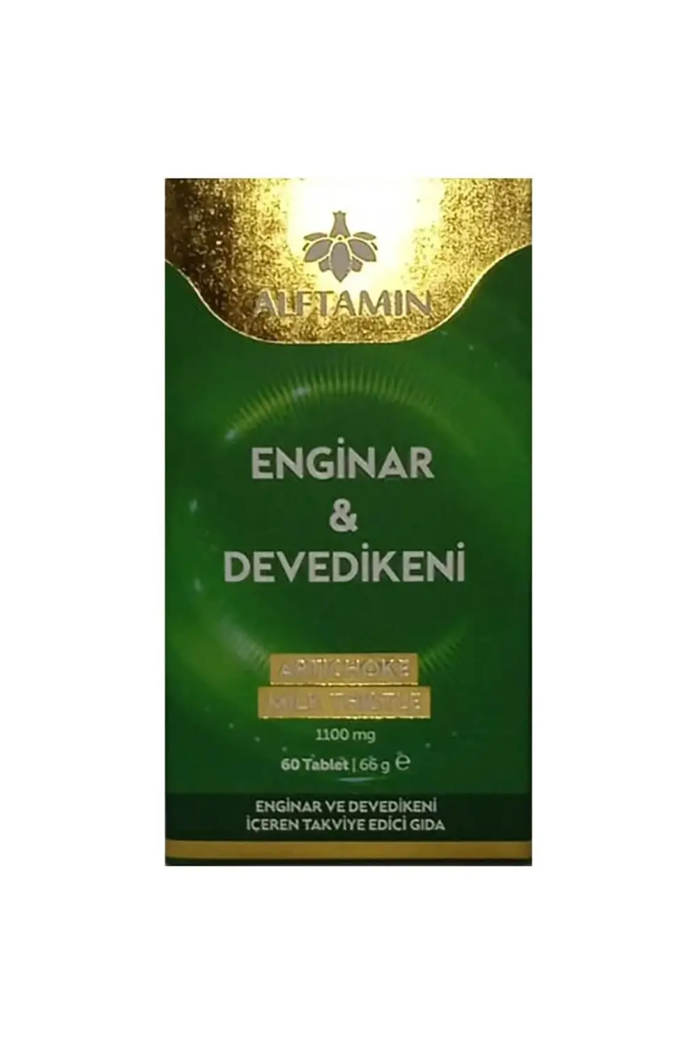 Alftamin Enginar & Devedikeni 1100 Mg 60 Tablet