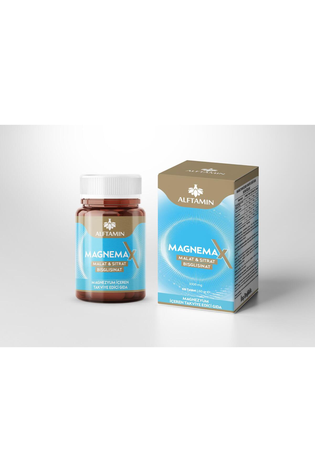 Alftamin Magnemax Magnezyum 1000 Mg 60 Tablet