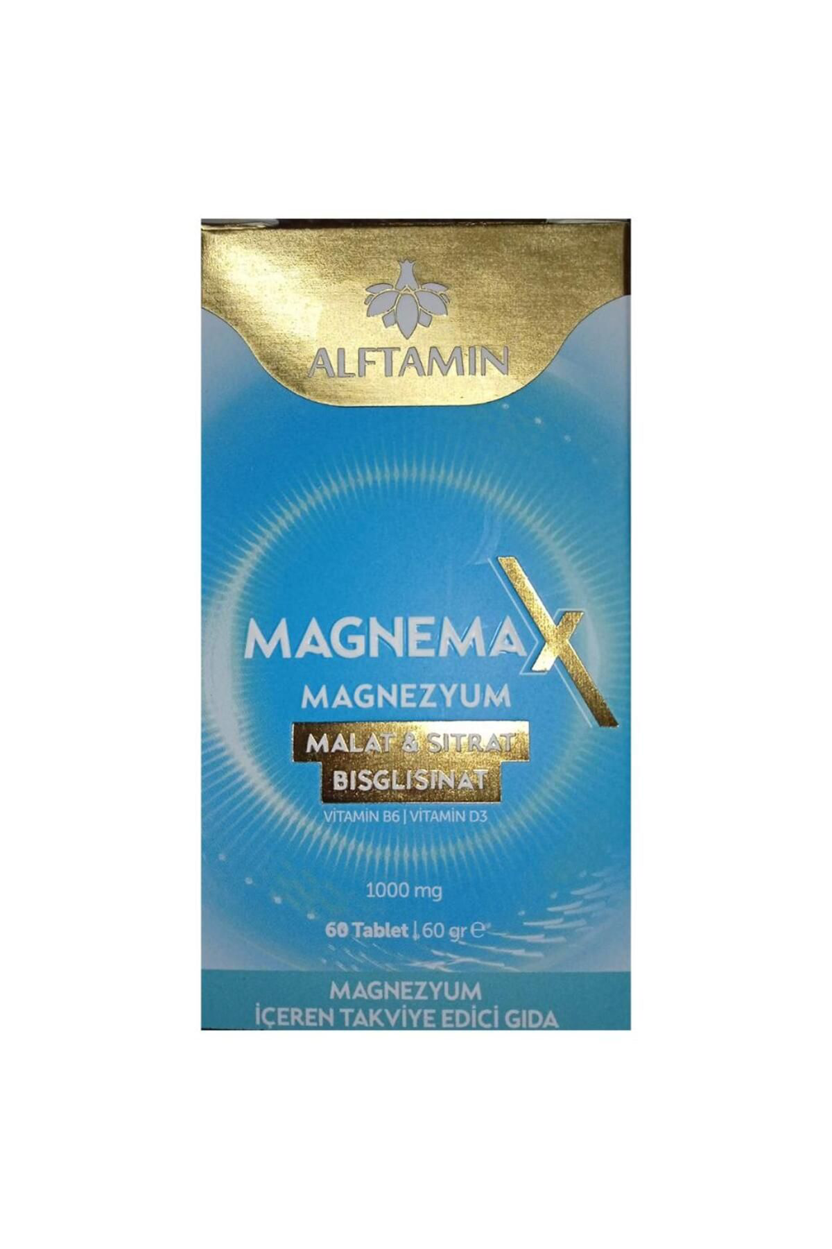 Alftamin Magnemax Magnezyum 1000 Mg 60 Tablet