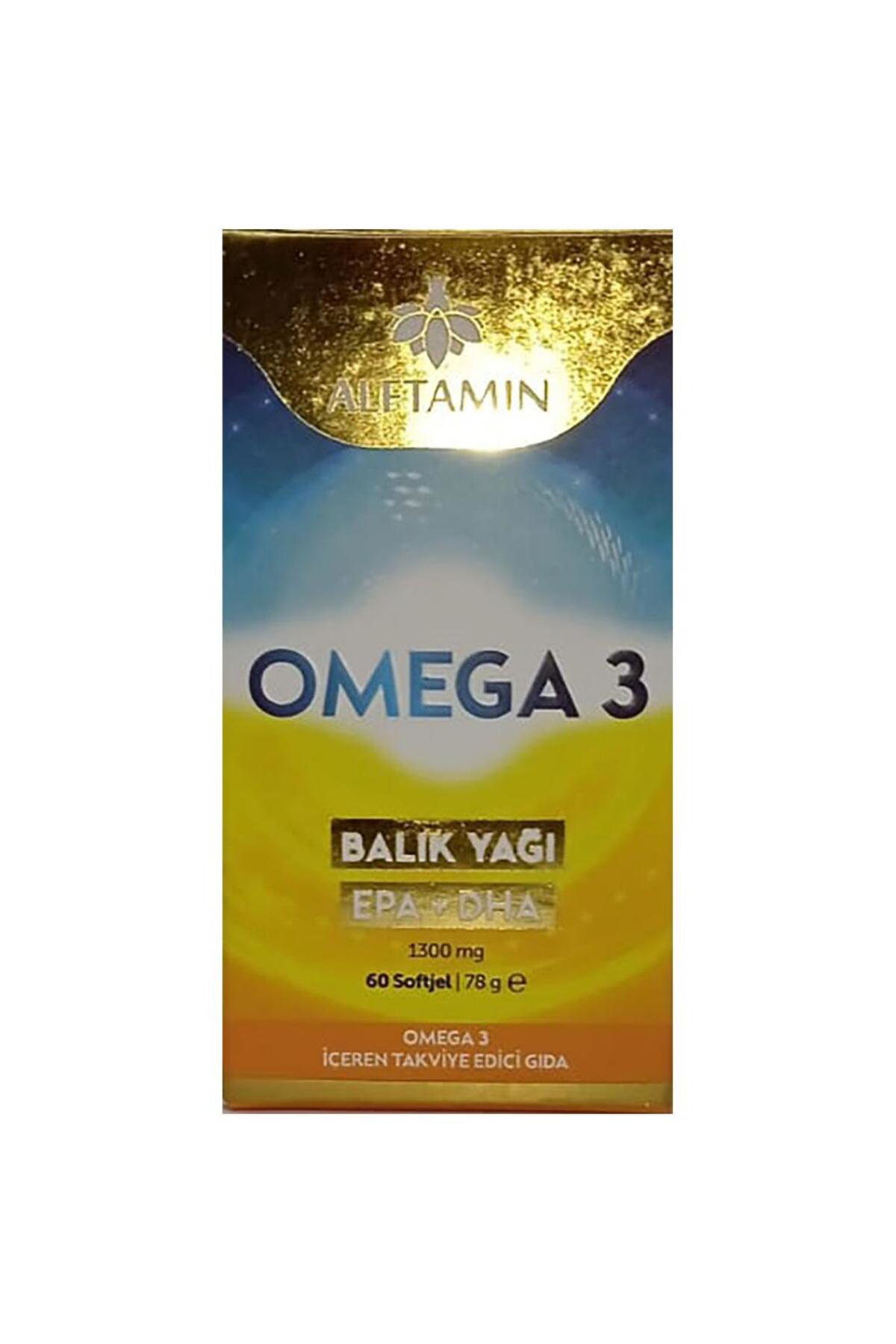 Alftamin Omega 3 Balık Yağı 1300 Mg 60 Softjel Kapsül