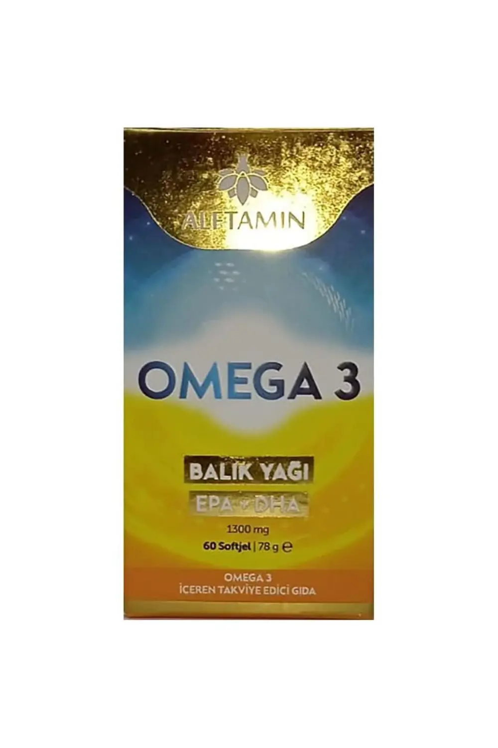 Alftamin Omega 3 Balık Yağı 1300 Mg 60 Softjel Kapsül