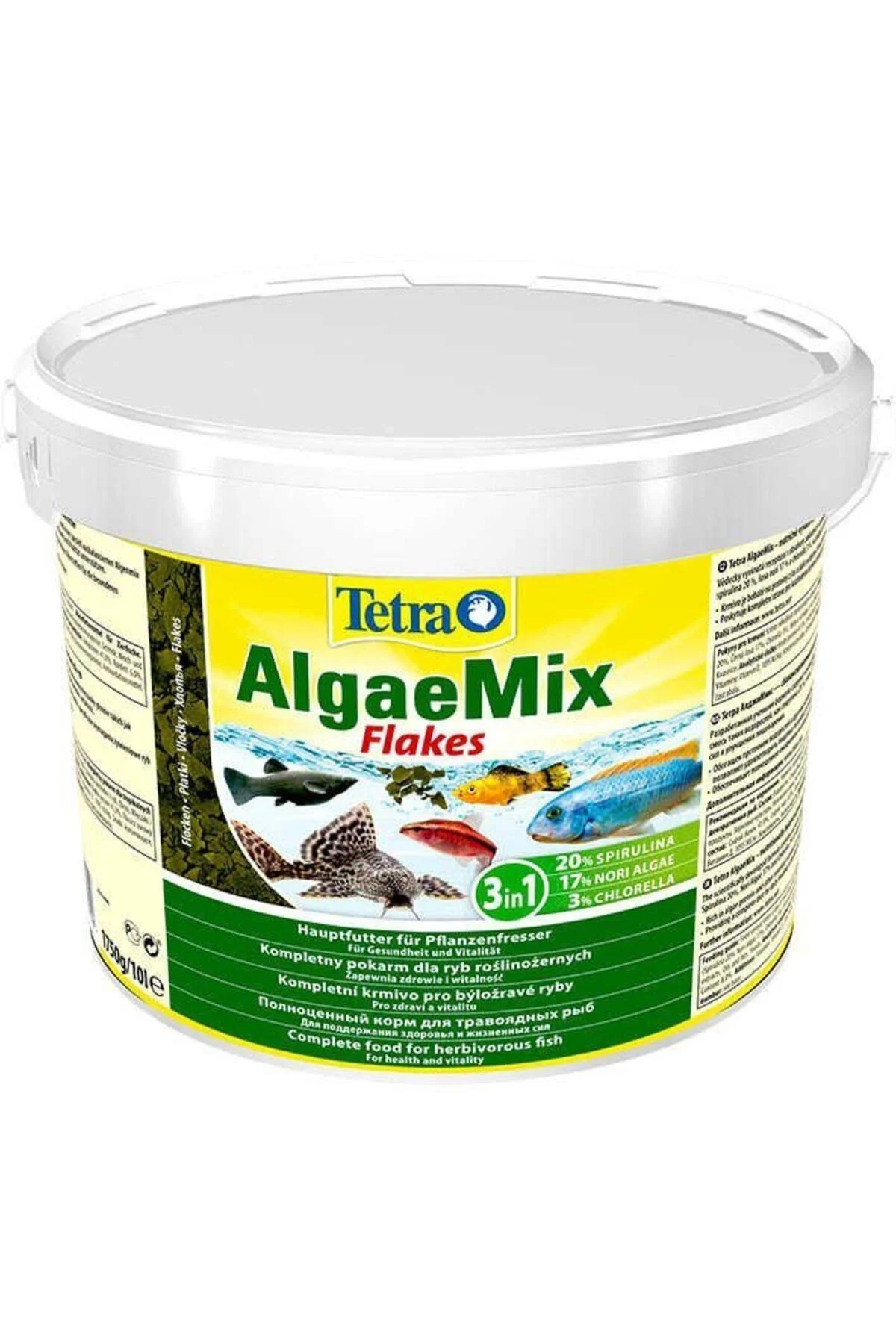 Algaemix Flakes 100 gr Poşette (AÇIK)bitkisel Balık Yemi