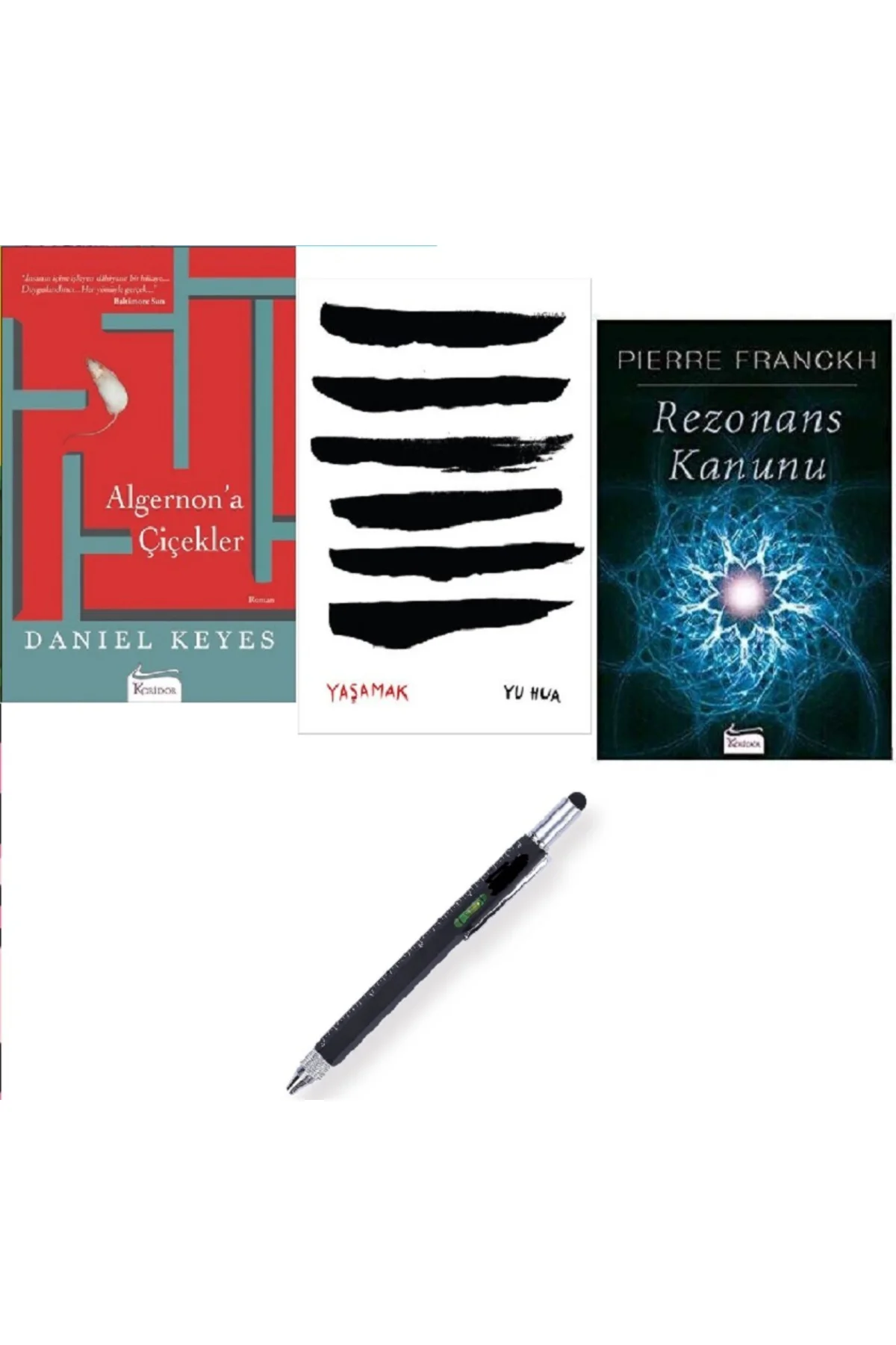 Algernon'a Çiçekler + Yaşamak + Rezonans Kanunu /3 Kitap SET (Mühendis Kalem HD) Fiyatı, Yorumları ve Özellikleri