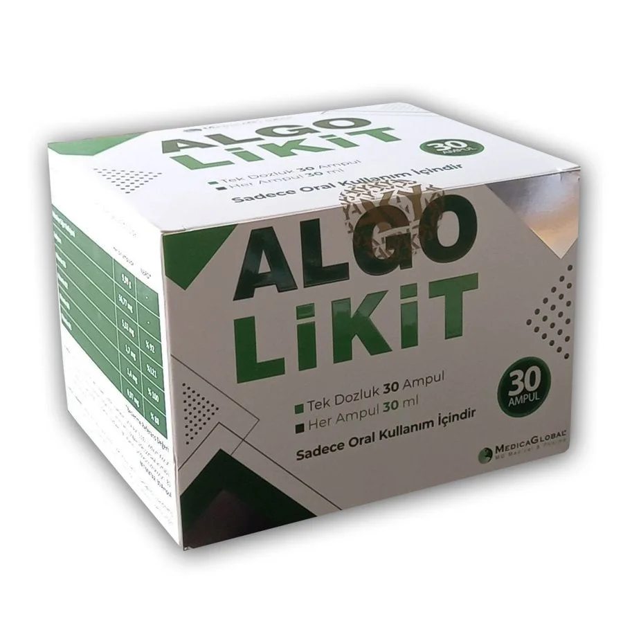 Algo Likit 30ml 30 Oral Flakon - Enzimatik Hidrolize Sığır Kollajeni Algo Likit 30ml 30 Oral Flakon - Enzimatik Hidrolize Sığır Kollajeni