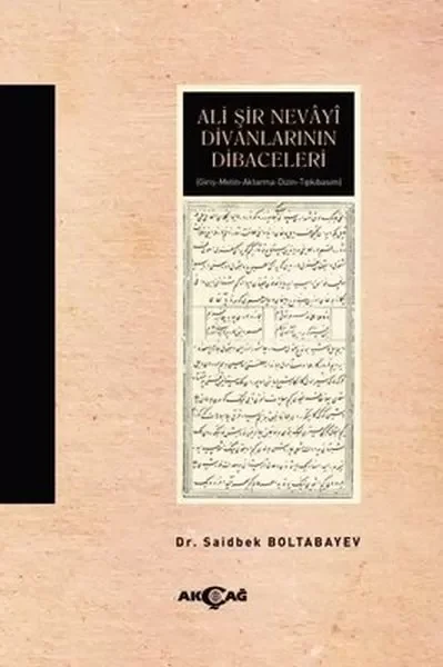 Ali Şir Nevayi Divanlarının Dibaceleri Fiyatı, Yorumları ve Özellikleri