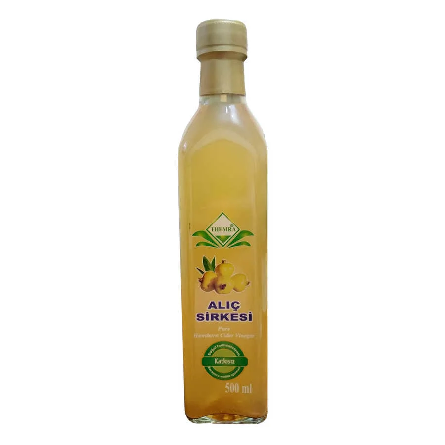 Alıç Sirkesi Cam Şişe 500 ML - Doğal Kalp Dostu Destek Alıç Sirkesi Cam Şişe 500 ML - Doğal Kalp Dostu Destek
