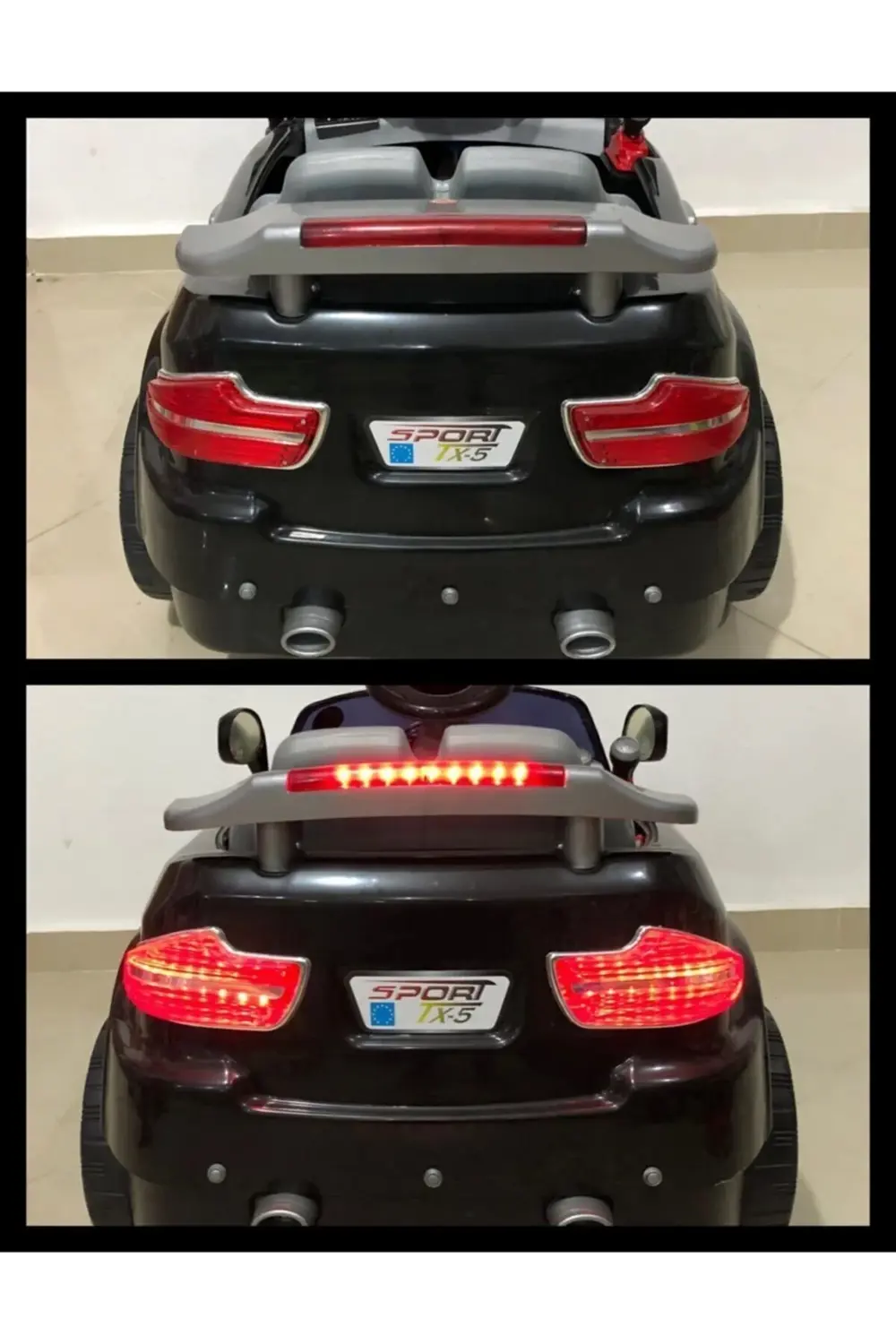 Aliş Akülü Çocuk Arabası 12 Volt Turbo Uzaktan Kumandalı Tx5 Spor