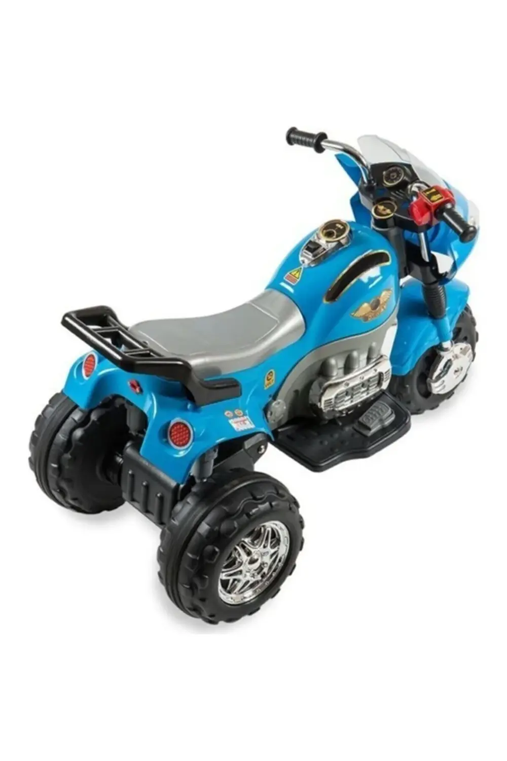 ALIS TOYS 404 AKULU TURBO GO-WAY 12 VOLT MP3 MOTOSIKLET MAVI 12 V