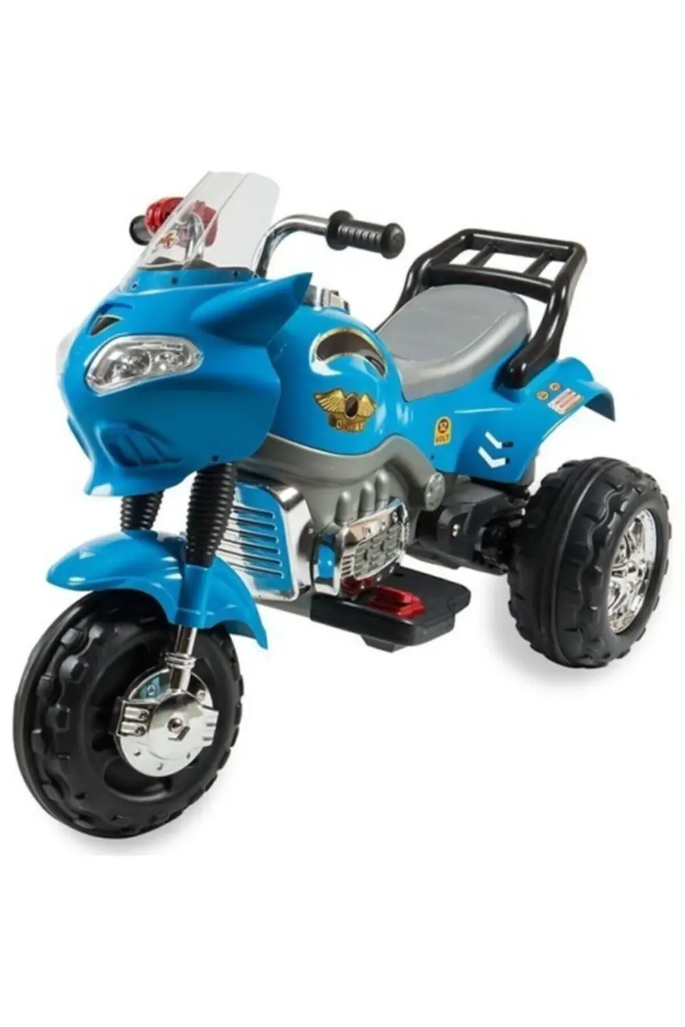 ALIS TOYS 404 AKULU TURBO GO-WAY 12 VOLT MP3 MOTOSIKLET MAVI 12 V