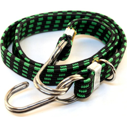 Alkan Mb  Bagaj Lastiği Kalın Çelik Kancalı 15Mmxmmx100cm Yeşil