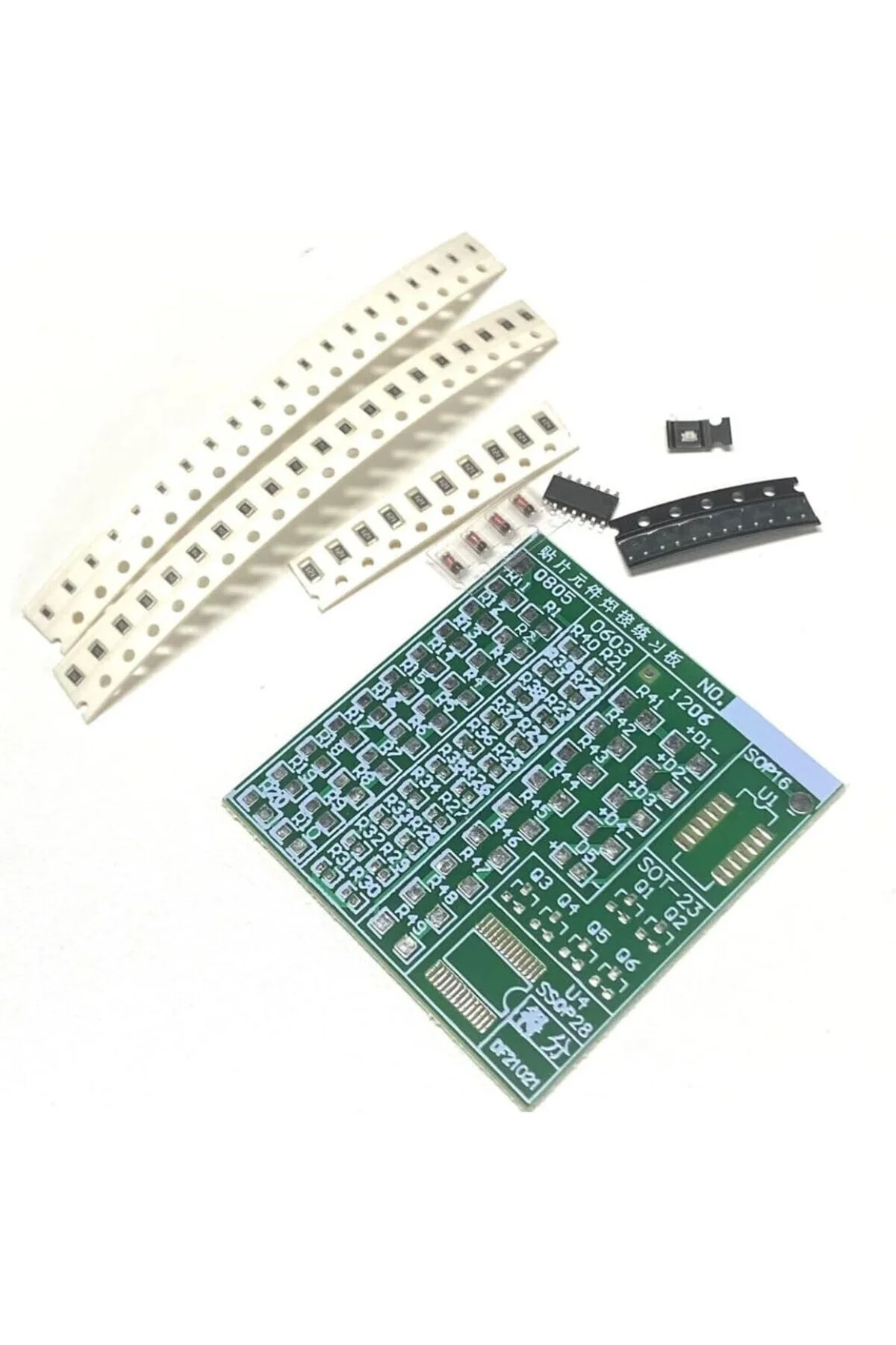 Alkatronik Smd Lehim Öğrenme Seti 62 Parça Smt Elektronik Eğitim 