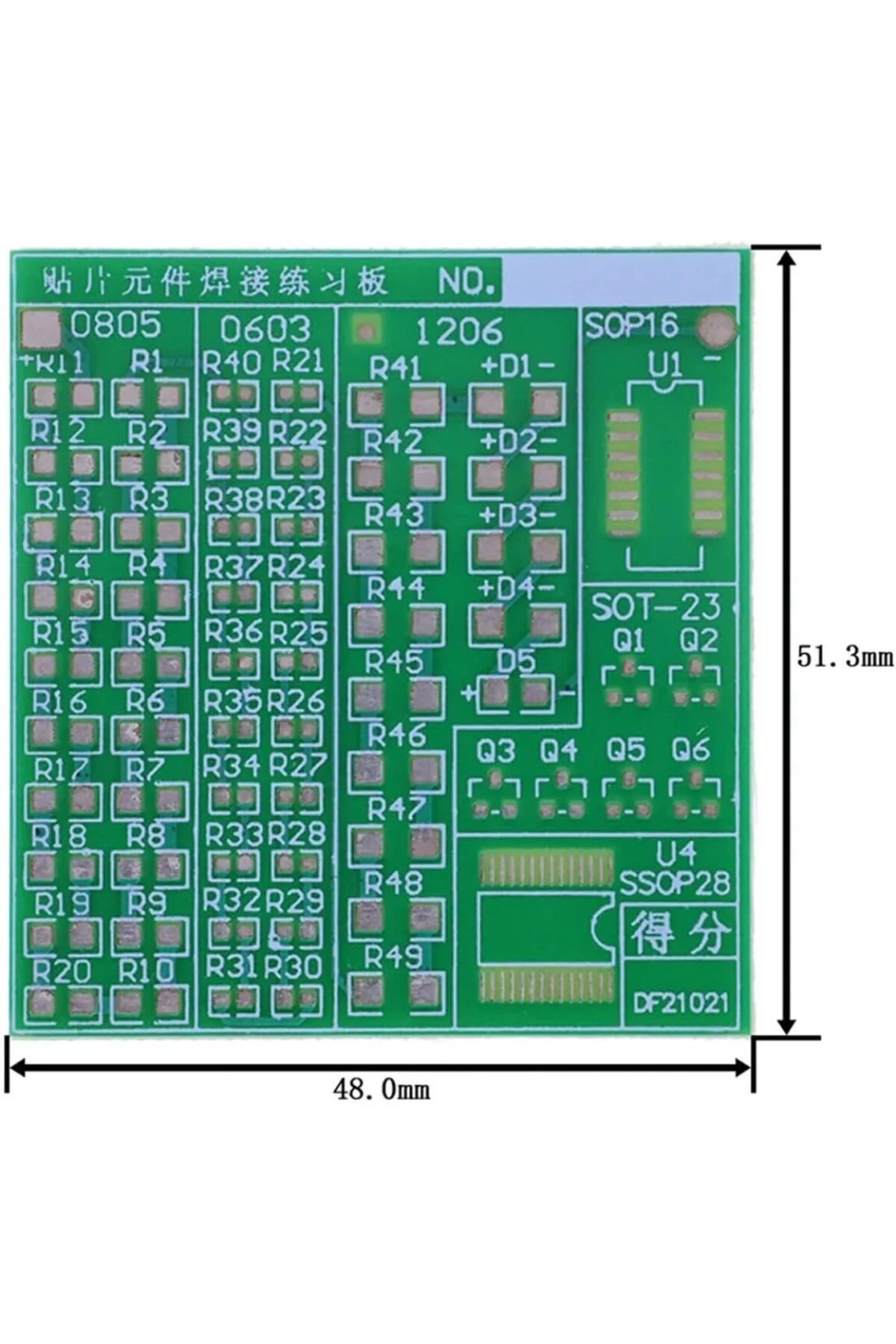 Alkatronik Smd Lehim Öğrenme Seti 62 Parça Smt Elektronik Eğitim 