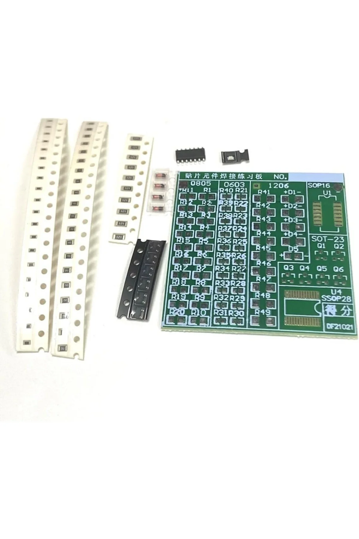 Alkatronik Smd Lehim Öğrenme Seti 62 Parça Smt Elektronik Eğitim 