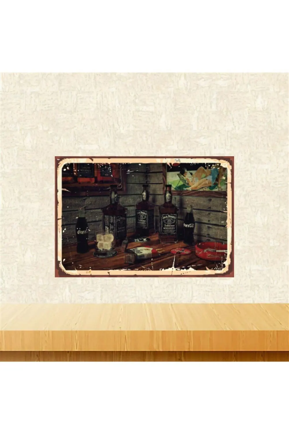 Alkol Masası 20-30 Cm Retro Ahşap Tablo Tkfx5736 Fiyatı, Yorumları ve Özellikleri