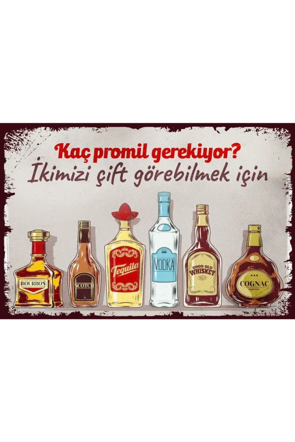 Alkol Temalı Retro Ahşap Poster Fiyatı, Yorumları ve Özellikleri