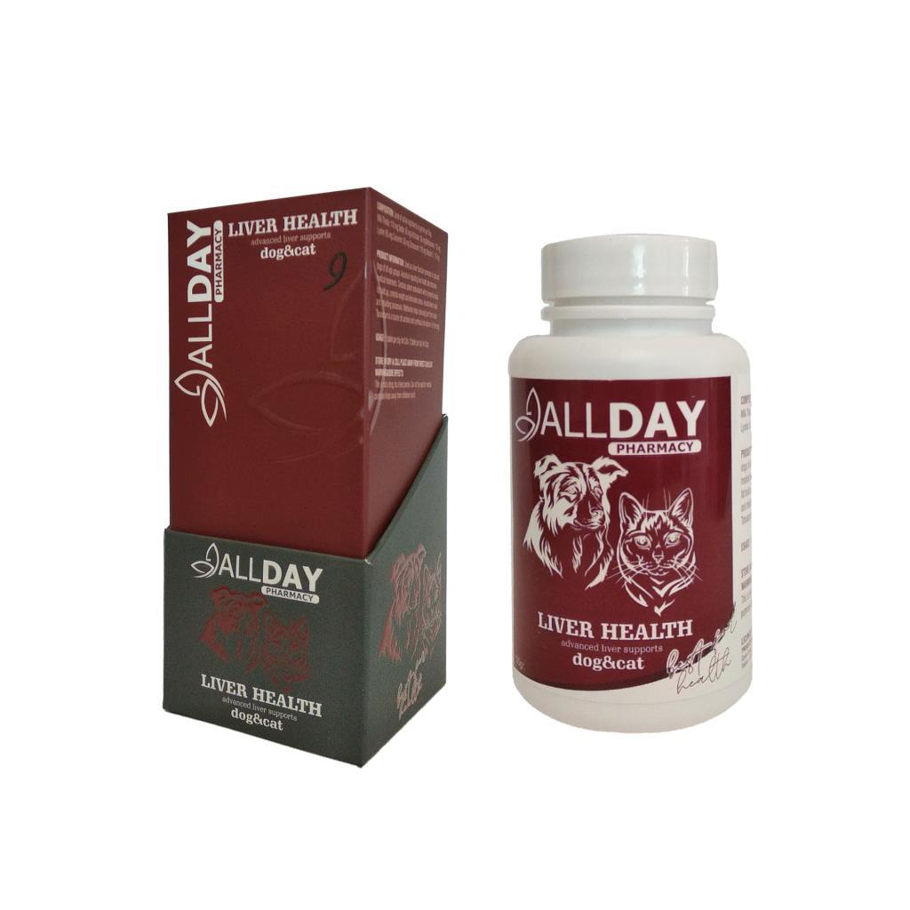 Allday  9 Liver Health Kedi Ve Köpek Ciğer Koruyucu Tablet 30 Gr