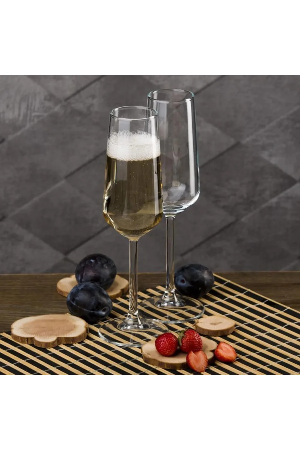 ALLEGRA GLASS CHAMPAGNE STEMWARE 6 PCSSET ALLEGRA GLASS CHAMPAGNE STEMWARE 6 PCSSET