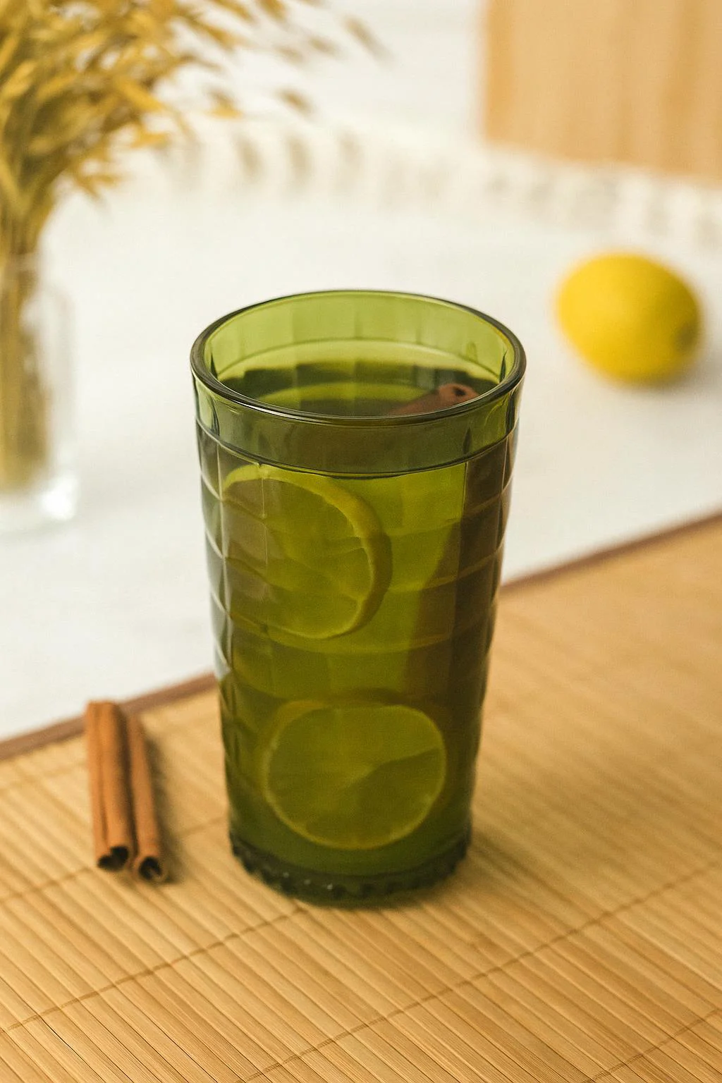 Allegra Koyu Yeşil 6'lı Bardak Seti 750 ml – Kırılmaz Akrilik, BPA İçermez