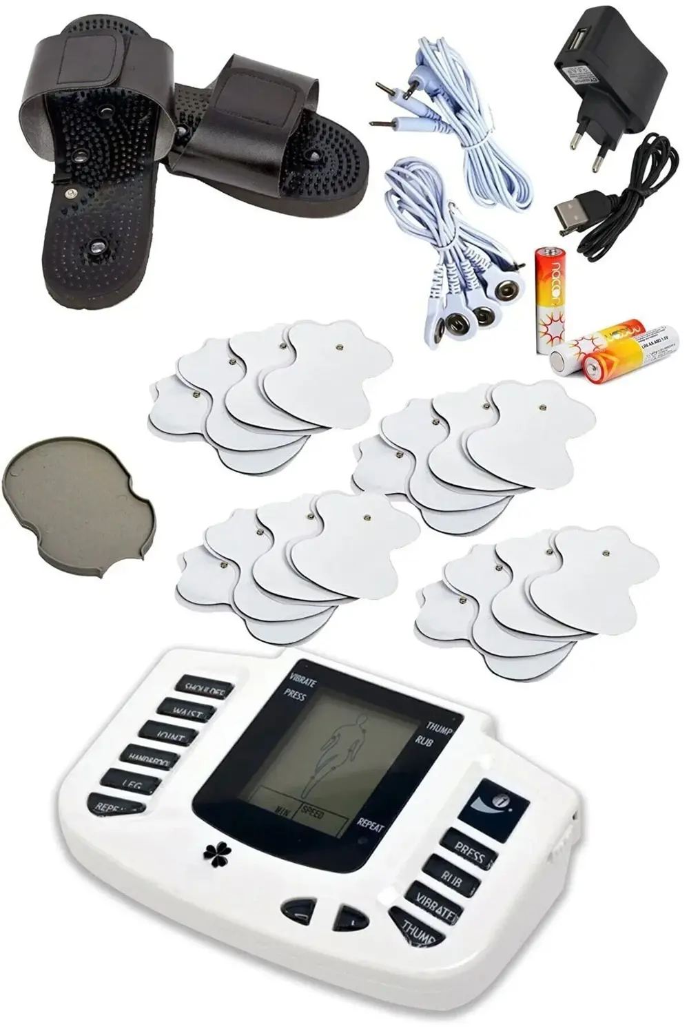 Allife 16 Pedli Terlikli Tens Masaj Aleti(Türkçe menü)