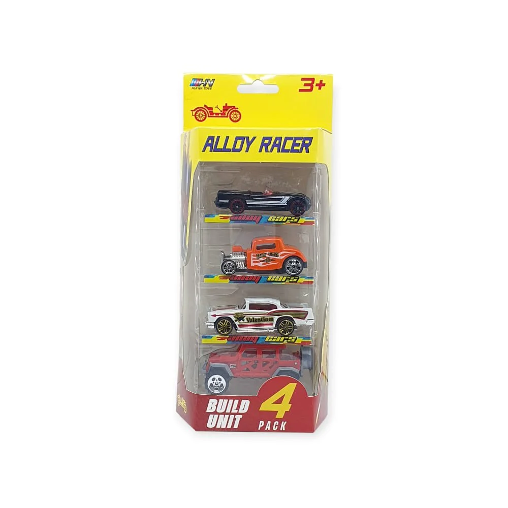 Alloy Racer 4'lü Araç Seti - 780-413   - 1 ADET