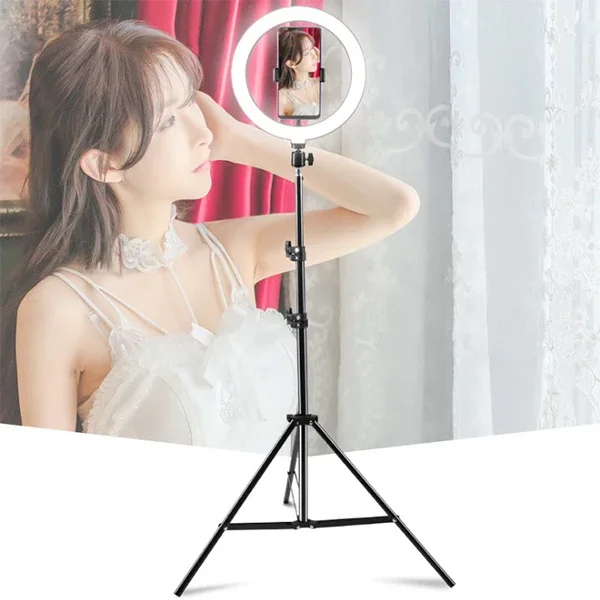 ALLY 10 İnch Halka Led Tripod(1.30M)Youtuber Video Selfie Stüdyo ALLY 10 İnch Halka Led Tripod(1.30M)Youtuber Video Selfie Stüdyo
