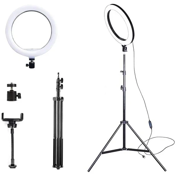 ALLY 10 İnch  Halka Led Tripod(1.30M)Youtuber Video Selfie Stüdyo Makyaj Işığı-1852