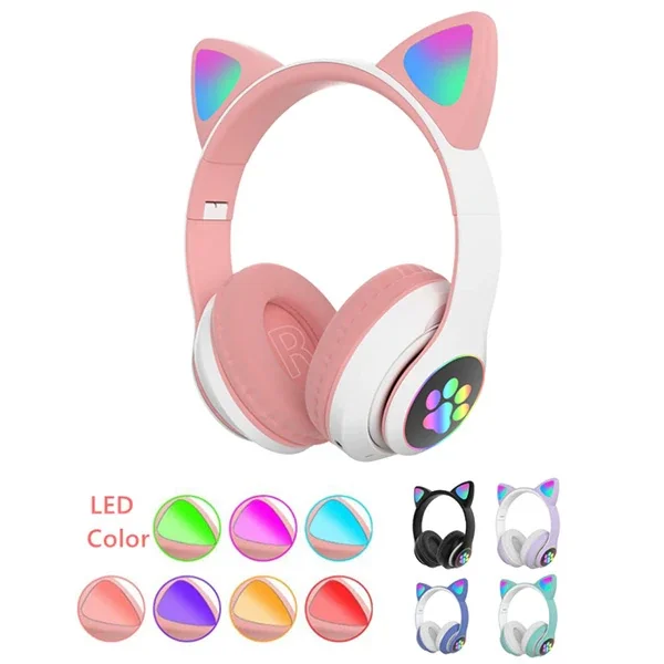 ALLY 23M Kedi Kulak Kulaküstü Bluetooth 5.0 Kablosuz Kulaklık Led Işıklı-1852 ALLY 23M Kedi Kulak Kulaküstü Bluetooth 5.0 Kablosuz Kulaklık Led Işıklı-1852