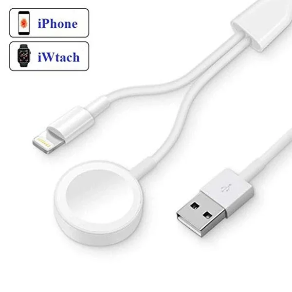 Ally 2in1 Apple Watch ve iPhone Şarj Kablosu - Hızlı ve Pratik Çözüm