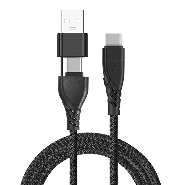 ALLY 2in1 USB Type C To PD Kablosu+USB Kablo-1852
