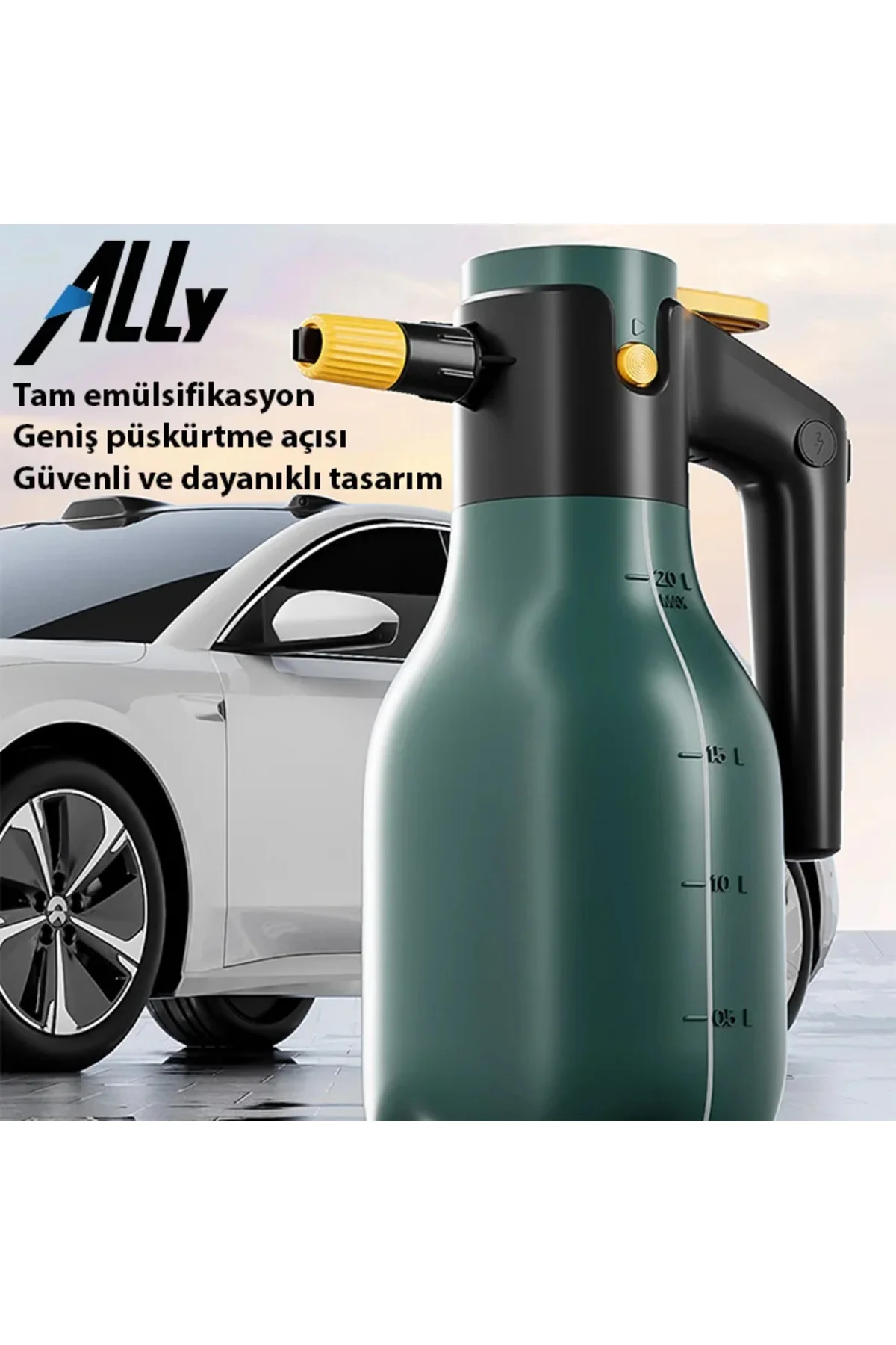 Ally 2L Yüksek Basınçlı Şarjlı Köpük Makinası Oto Yıkama Pompası Ally 2L Yüksek Basınçlı Şarjlı Köpük Makinası Oto Yıkama Pompası