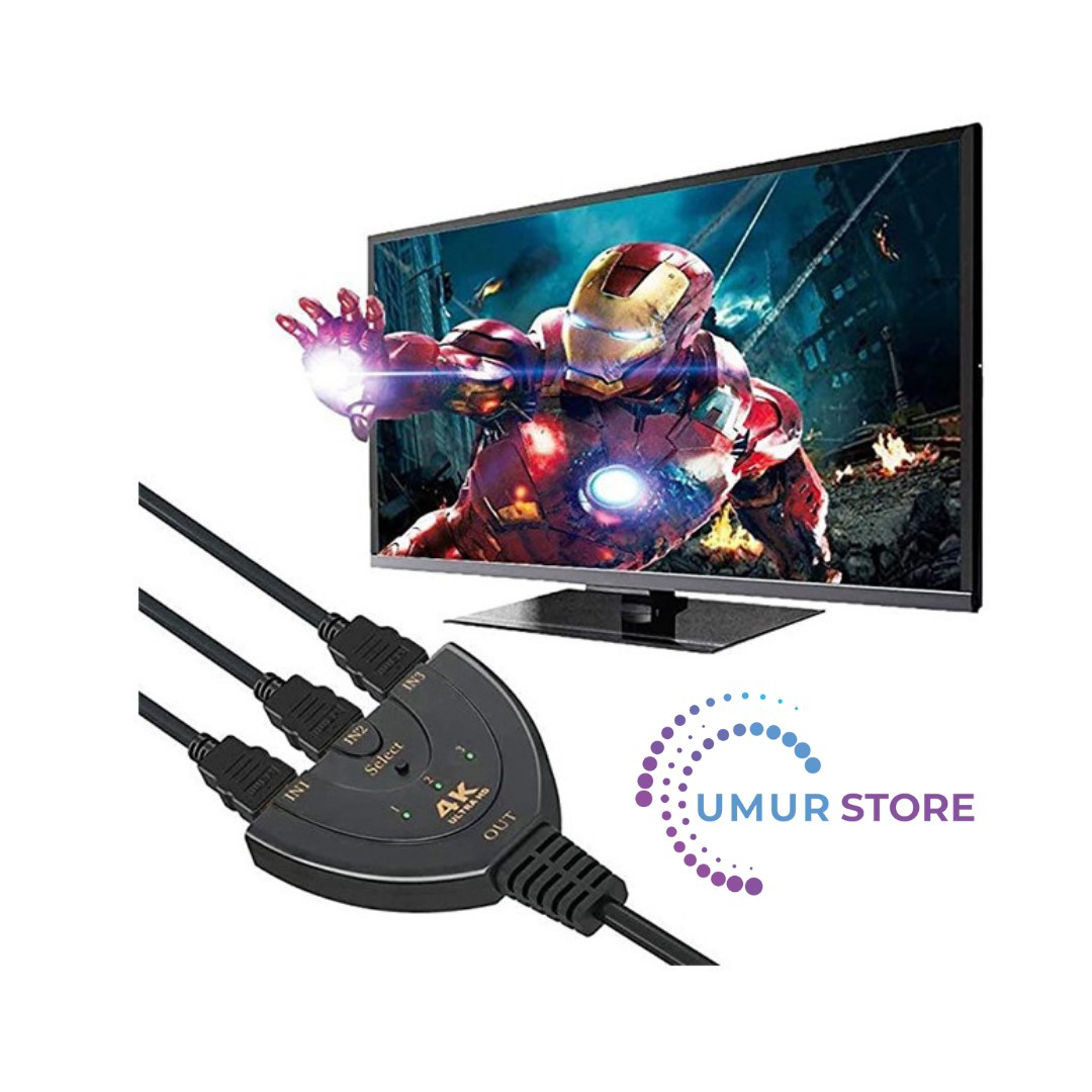 Herz Ally 3 Port Hdmı Çoklayıcı Full Hd Hdmi Switch Herz Ally 3 Port Hdmı Çoklayıcı Full Hd Hdmi Switch