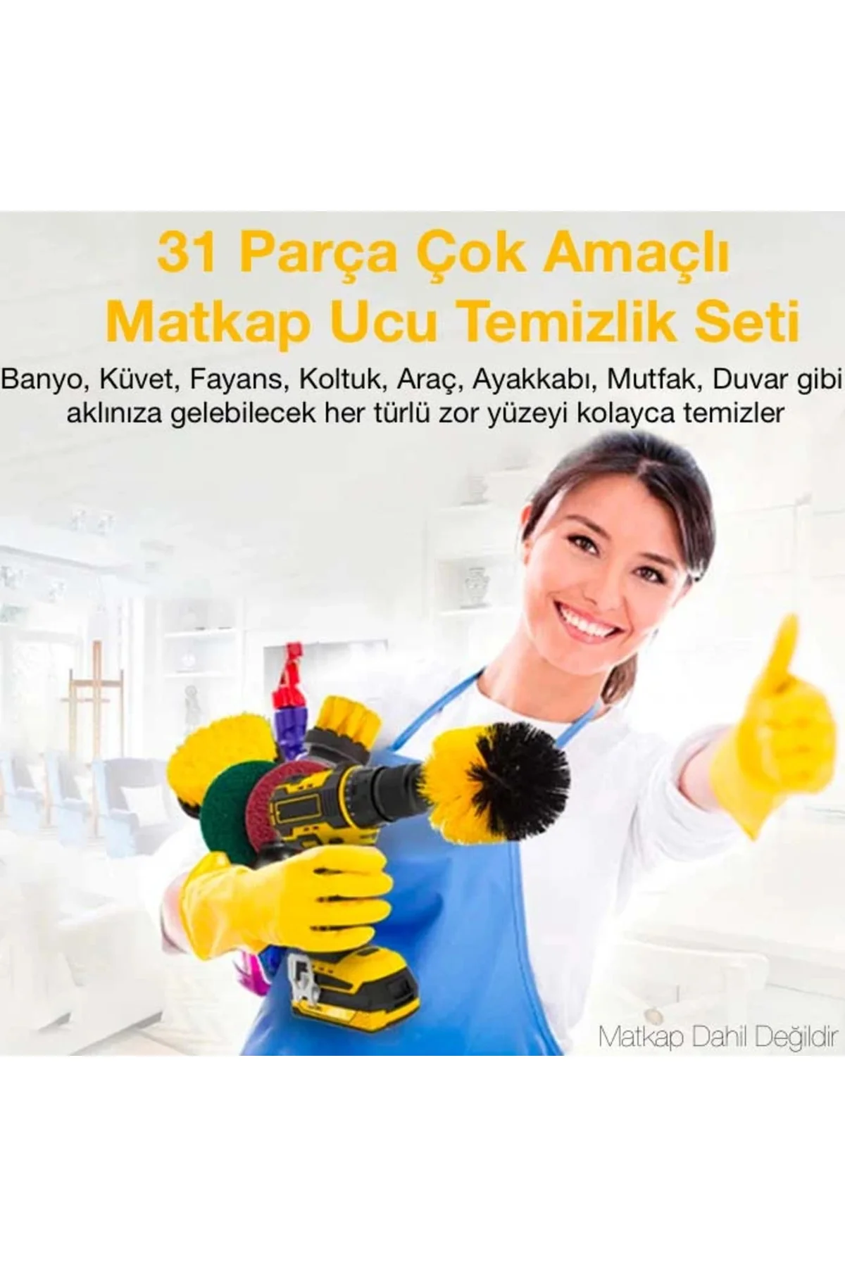 Ally 31 Parça Çok Amaçlı Ev Banyo Ve Araç Matkap Ucu Temizlik Set Ally 31 Parça Çok Amaçlı Ev Banyo Ve Araç Matkap Ucu Temizlik Set