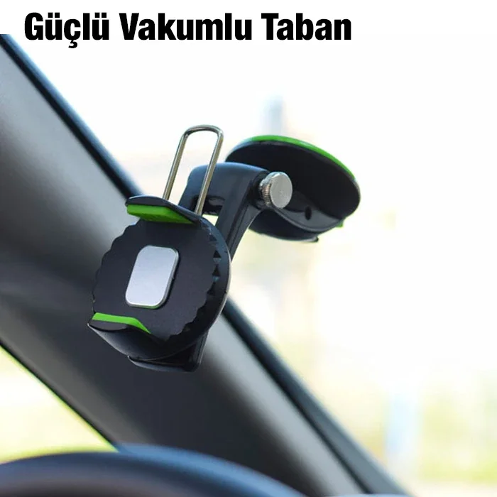 Ally 360 Dönebilen Torpido Üstü Vakumlu Araç Oto Telefon Tutucu-1852