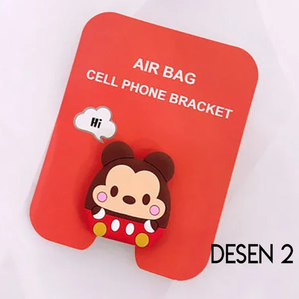 Ally 3D Sevimli Hayvanlar Pop Stand Telefon Tutucu - 5775