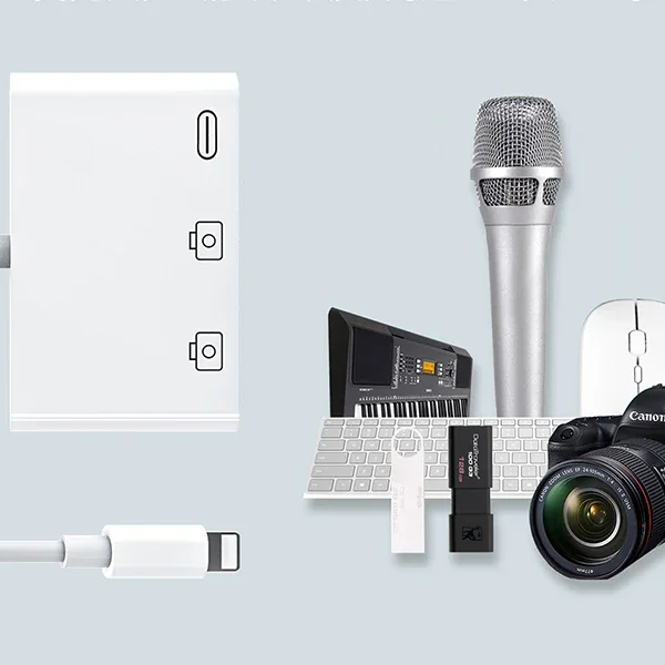 ALLY 3in1 İPhone/İPAD lightning To Usb Kamera Okuyucu-1852