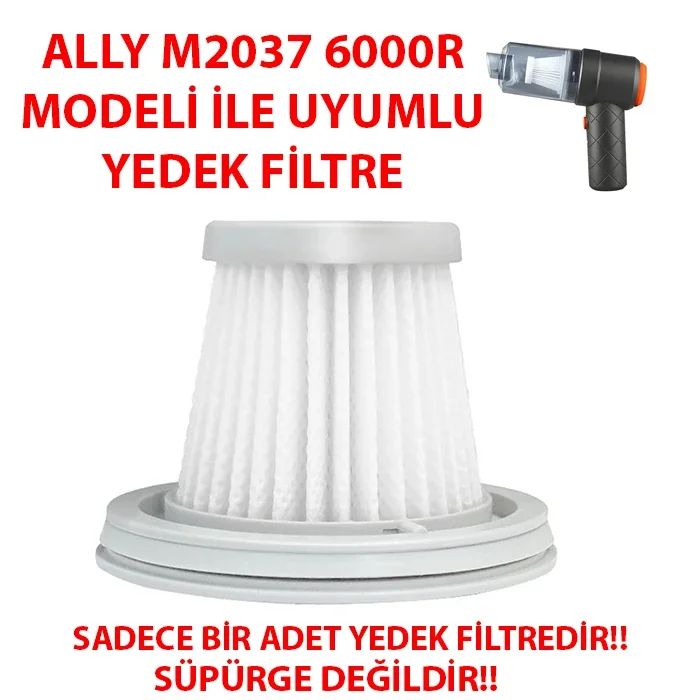 Ally 6000r Araç Süpürgesi için Yedek Filtre-1852