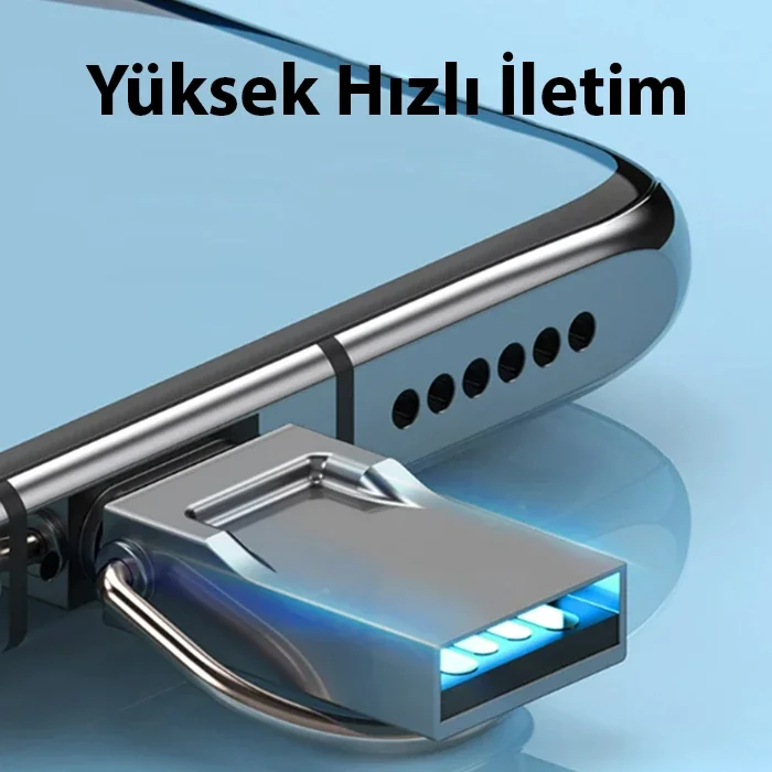 ALLY 64GB Type-c Usb Otg Flash Bellek - USB 2.0 100MB/S Flash Disk-1852 ALLY 64GB Type-c Usb Otg Flash Bellek - USB 2.0 100MB/S Flash Disk-1852