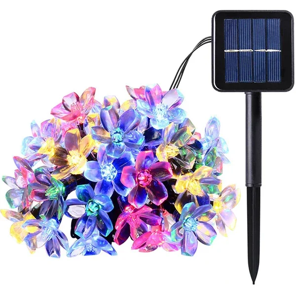ALLY 7M 50 Kiraz Çiçeği Solar Güneş Enerjili Dış Bahçe Aydınlatma Su Geçirmez Led-1852 ALLY 7M 50 Kiraz Çiçeği Solar Güneş Enerjili Dış Bahçe Aydınlatma Su Geçirmez Led-1852