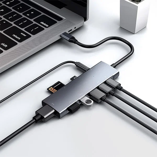ALLY 9 İn1 Type C Hub 4k 30hz Hdmi Usb 3.0SdPD Adaptör-1852 ALLY 9 İn1 Type C Hub 4k 30hz Hdmi Usb 3.0SdPD Adaptör-1852