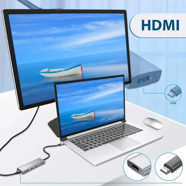 ALLY 9 İn1 Type C Hub 4k 30hz Hdmi Usb 3.0SdPD Adaptör-1852 ALLY 9 İn1 Type C Hub 4k 30hz Hdmi Usb 3.0SdPD Adaptör-1852